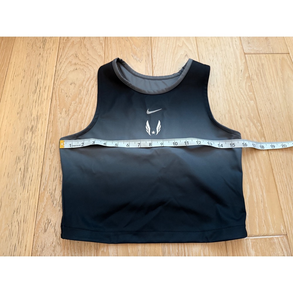 NIKE Women Crop Top Ombre Athleisure Sporty Gorpcore Size M - Picture 2 of 6